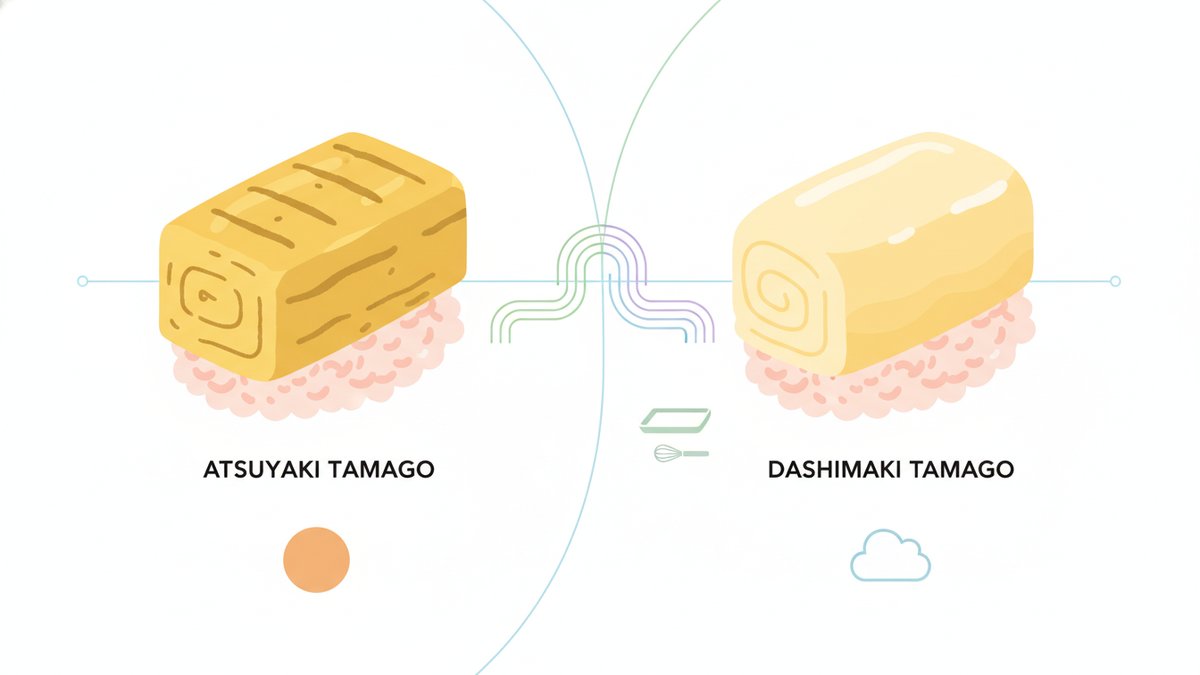 お寿司屋さん 卵焼き - 江戸前vs関西｜2大卵焼きの徹底比較